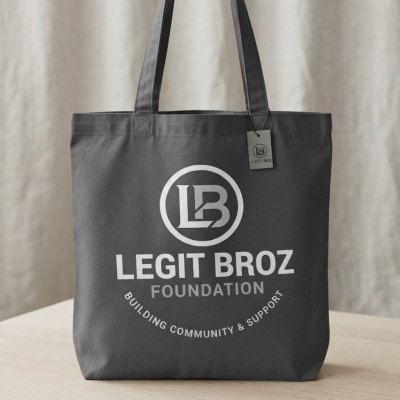 LEGIT BROZ FOUNDATION Tote Bag